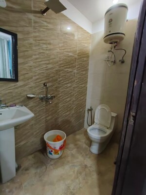 Bathroom in 1 BHK Builder Floor at Chattarpur – for Rent