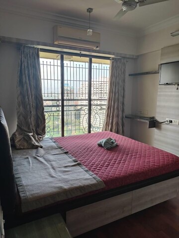 Bedroom in 3 BHK Apartment at Lake Primrose, Powai – for Rent