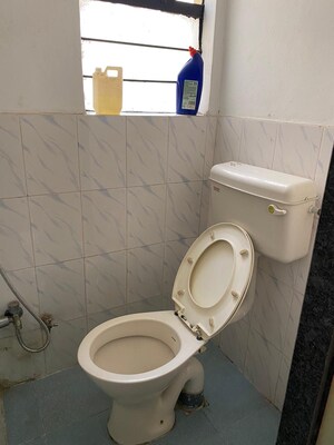 Bathroom in 1 BHK Apartment at Prathmesh Sankul, Wakad – for Rent