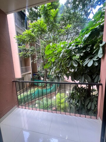 Balcony in 2 BHK Apartment at Maurya CHS, Sangamvadi – for Rent