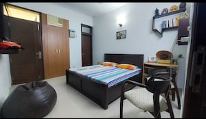 Bedroom in 1 RK Apartment at Adarsh Apartments CGHS Ltd, Paschim Vihar – for Rent
