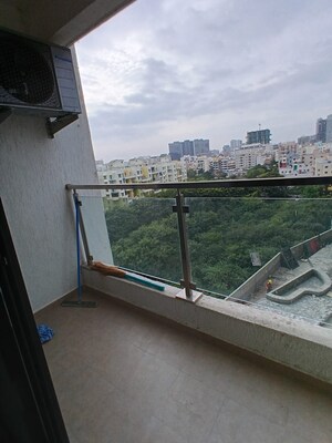 Balcony in 1 BHK Apartment at Duville Riverdale Suites, Kharadi – for Rent