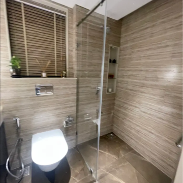 Bathroom in 3 BHK Apartment at Siddharth Nagar CHS Vikhroli West, Varsha Nagar – for Sale