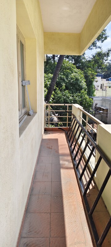 Balcony in 1 BHK Builder Floor at Indiranagar – for Rent