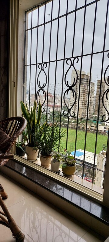 Balcony in 2 BHK Apartment at Anmol Tower, Goregaon West – for Sale