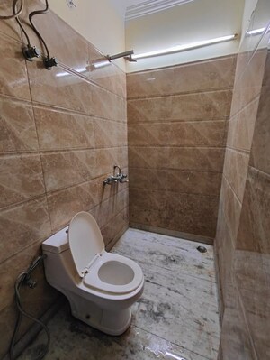 Bathroom in 1 BHK Builder Floor at Sushant Lok ii – for Rent