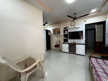 Living Room in 1 BHK Apartment at Kingston Tower, Vasai West – for Sale