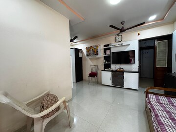 Living Room in 1 BHK Apartment at Kingston Tower, Vasai West – for Sale