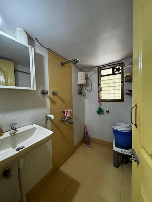 Attached Bathroom in 1 BHK Apartment at Kingston Tower, Vasai West – for Sale