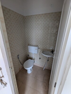 Bathroom in 3 BHK Apartment at Eden Solaris Joka, Bishnupur – for Rent