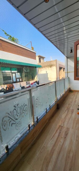 Balcony in 3 BHK Builder Floor at Dwarka Mor – for Rent