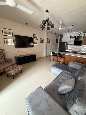 Living Room in 2 BHK Builder Floor at Lajpat Nagar ii – for Rent