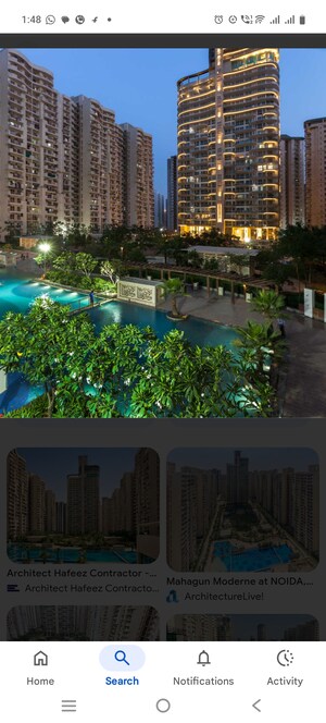 3 BHK Apartment – Exterior View View at Mahagun Moderne, Sector 78 - for Sale