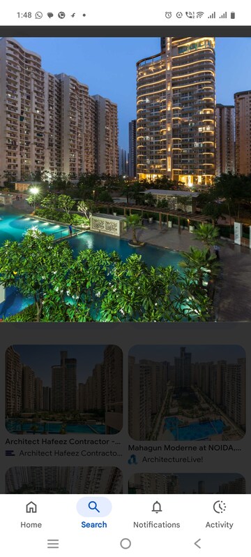 2 BHK Apartment – Exterior View View at Mahagun Moderne, Sector 78 - for Sale