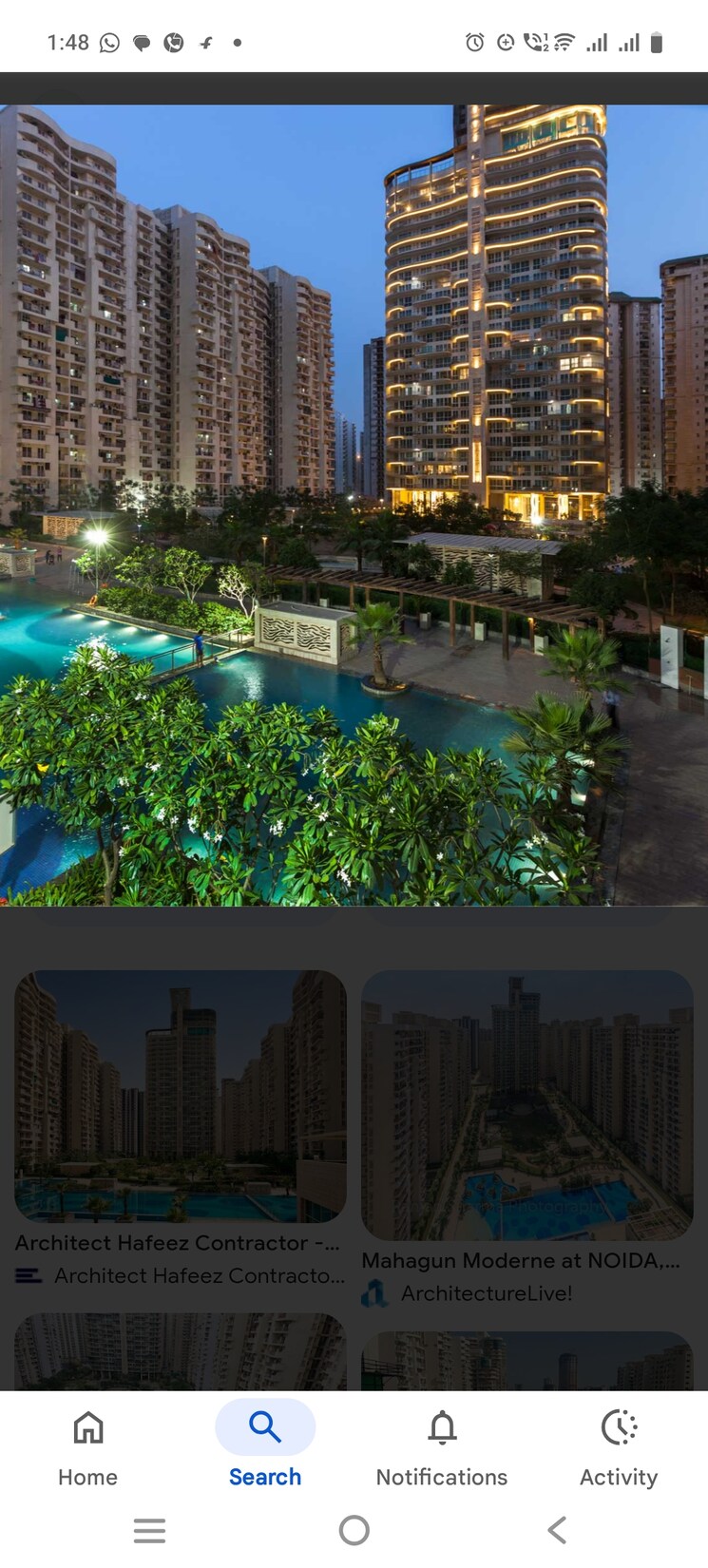 Exterior View, mahagun-moderne 2 Bedroom 1250 Sq.Ft. Apartment In Sector 78 Noida 9306596