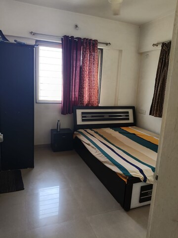 Bedroom in 2 BHK Apartment at Lanke Palm Avenue, Wakad – for Rent