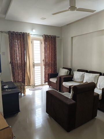 Living Room in 2 BHK Apartment at Lanke Palm Avenue, Wakad – for Rent