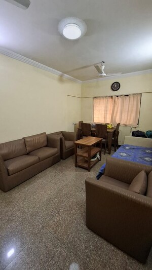 Living Room in 1 BHK Apartment at Magnolia Enclave, Powai – for Rent