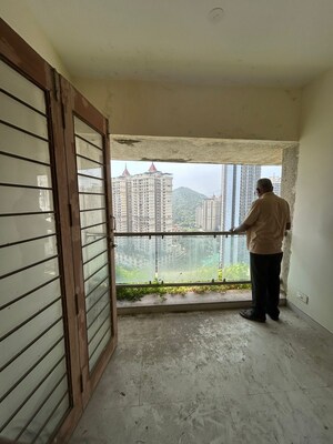 Balcony in 2 BHK Apartment at Soham Tropical Lagoon, Ghodbunder Road – for Rent