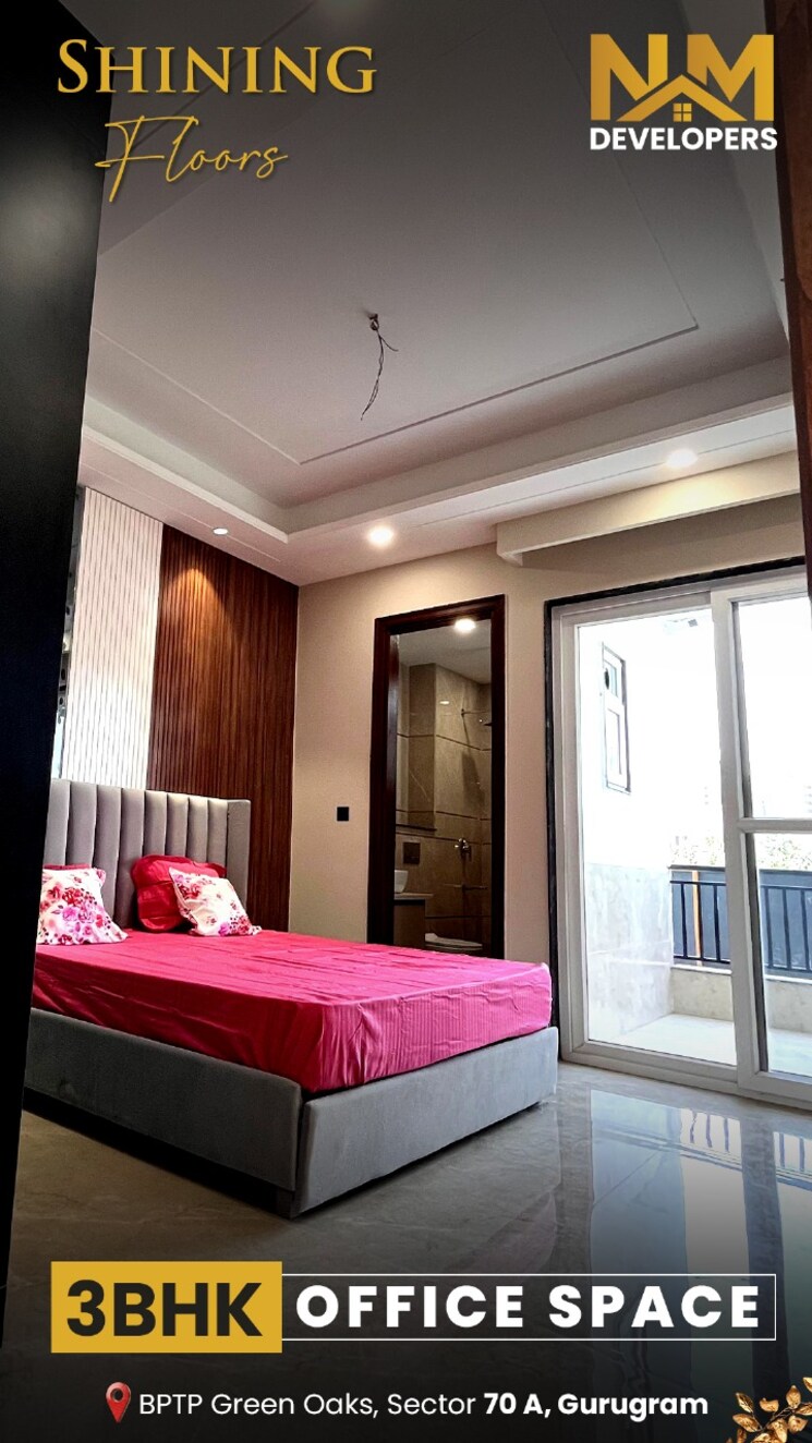 Bedroom, signature-global-synera 2 Bedroom 568 Sq.Ft. Apartment In Sector 81 Gurgaon 9306637