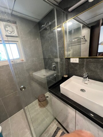 Bathroom in 3 BHK Apartment at Advaitha Aksha, Koramangala – for Rent