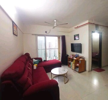 Living Room in 2 BHK Apartment at Dosti Oak, Kolshet Industrial Area – for Sale