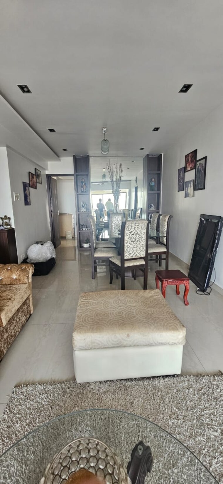 Living Room, sett-minar 4 Bedroom 1700 Sq.Ft. Apartment In Peddar Road Mumbai 9306710
