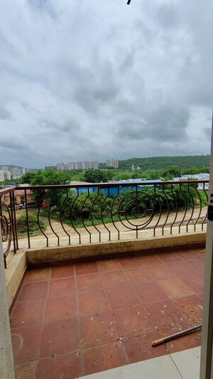 Balcony in 2 BHK Apartment at Nyati Equatorial, Bavdhan – for Rent