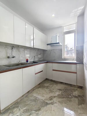 Kitchen in 3 BHK Apartment at Freedom Fighters Enclave – for Rent