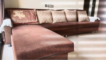 Living Room in 3 BHK Apartment at Dedhia Platinum, Waghbil – for Rent