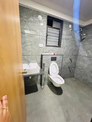 Bathroom in 3 BHK Apartment at Gaikwad Nirvanas, Wakad – for Rent