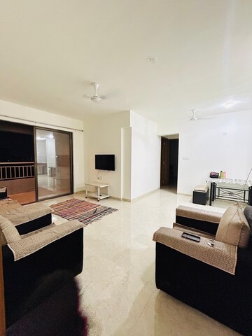 Living Room in 3 BHK Apartment at Gaikwad Nirvanas, Wakad – for Rent