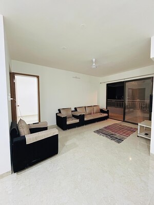 Living Room in 3 BHK Apartment at Gaikwad Nirvanas, Wakad – for Rent