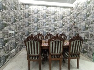 Living Room in 3 BHK Apartment at Freedom Fighters Enclave – for Rent