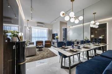 Living Room in 2 BHK Apartment at Ashford Royale, Nahur – for Sale