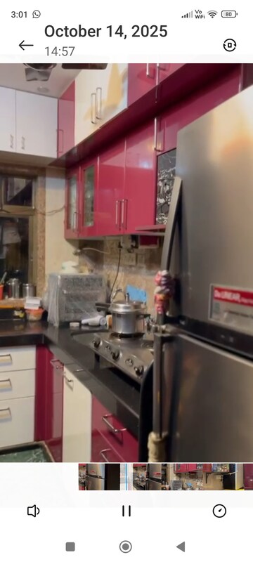 Kitchen in 2 BHK Apartment at Meher Manzil, Mahim – for Sale
