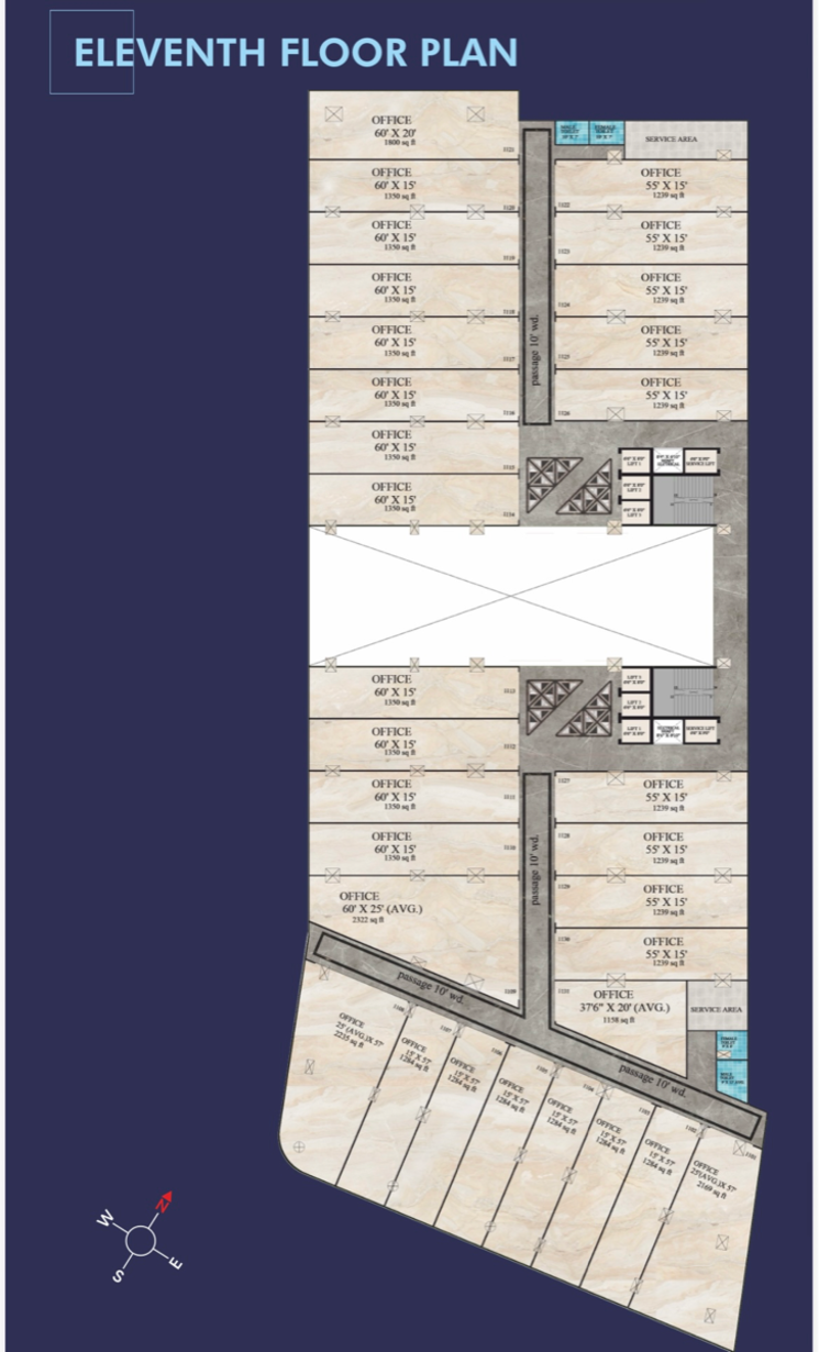 Floor Plan, bada bangarda Commercial Office Space 1250 Sq.Ft. In Bada Bangarda Indore 9306898
