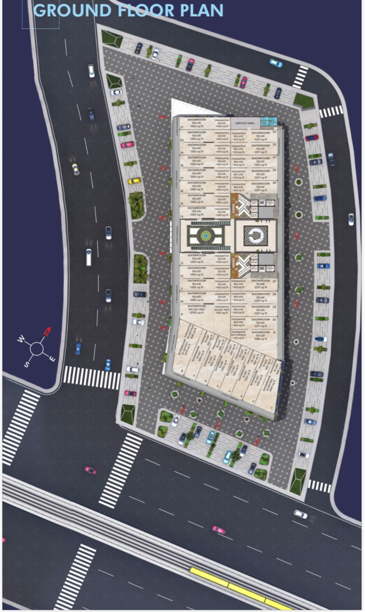 Master Plan, bada bangarda Commercial Office Space 1250 Sq.Ft. In Bada Bangarda Indore 9306898