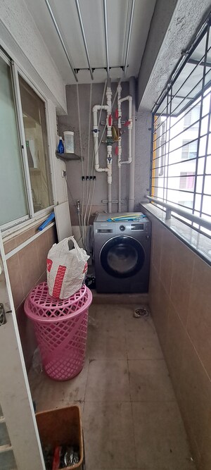 Balcony in 2 BHK Apartment at Radha Apartment, Bavdhan – for Rent