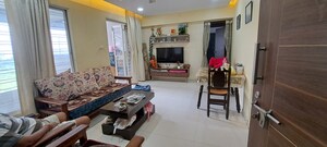 Living Room in 2 BHK Apartment at Radha Apartment, Bavdhan – for Rent