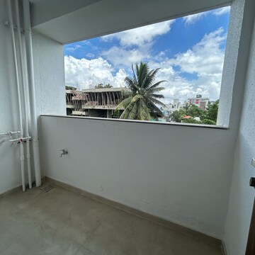 Balcony in 2 BHK Apartment at Shree Anand Royal Court, Thergaon – for Rent
