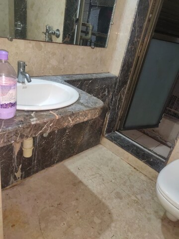 Bathroom in 2 BHK Apartment at Kalpataru Aura, Ghatkopar West – for Rent