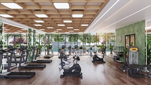 Gym in 2 BHK Apartment at TVS Emerald Auralis, Thanisandra – for Sale