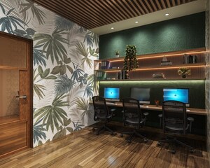 Study Room in 3 BHK Apartment at TVS Emerald Auralis, Thanisandra – for Sale