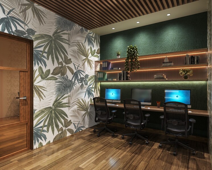 Study Room, tvs-emerald-auralis 3 Bedroom 1509 Sq.Ft. Apartment In Thanisandra Bangalore 9307026