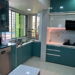 Kitchen in 2 BHK Apartment at Goodwill Paradise, Kharghar Sector 15 – for Rent