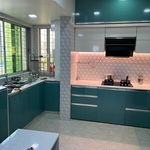 Kitchen in 2 BHK Apartment at Goodwill Paradise, Kharghar Sector 15 – for Rent