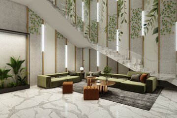 Living Room in 3 BHK Apartment at TVS Emerald Auralis, Thanisandra – for Sale