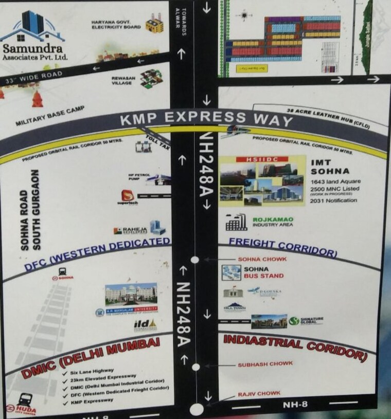 Map Location, sohna  150 Sq.Yd. Plot In Sohna Gurgaon 9306916