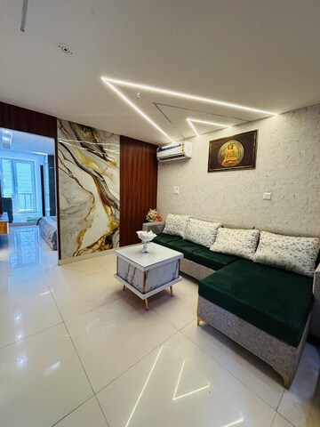 Living Room in 1 BHK Apartment at Metro Trade Center, Vip Road – for Sale